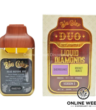 Big Chief Duo 2g All-In-One Disposable Vape - Sherbquake + Rocket Runtz
