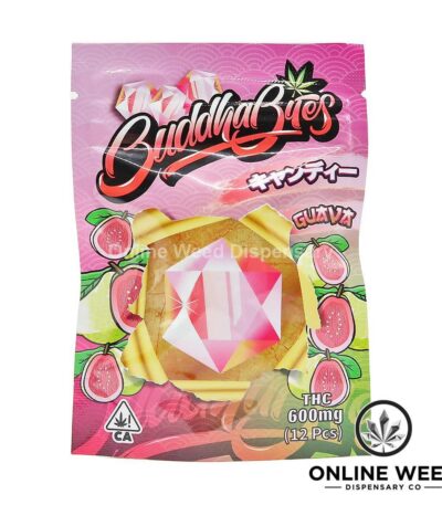 Buddha Bites THC Infused Gummies 600mg - Guava