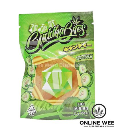 Buddha Bites THC Infused Gummies 600mg - Honeydew