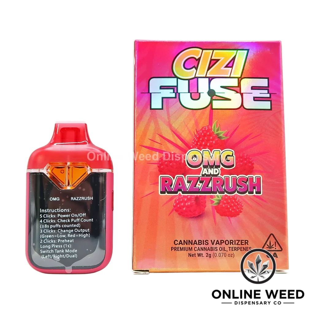 Cizi Fuse 2g Disposable Vape - OMG + Razzrush
