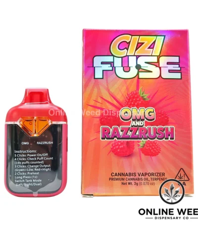 Cizi Fuse 2g Disposable Vape - OMG + Razzrush