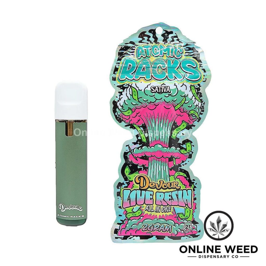 Devour 2g Live Resin All-In-One Disposable Vape - Atomic Racks