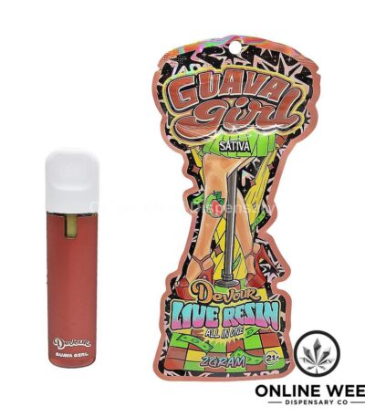 Devour 2g Live Resin All-In-One Disposable Vape - Guava Girl