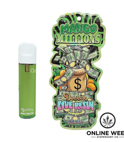 Devour 2g Live Resin All-In-One Disposable Vape - Mango Millions