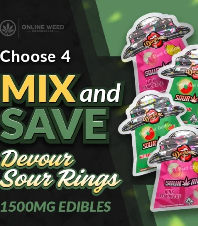 Devour Edibles 1500MG - Mix & Match - Pick Any 4