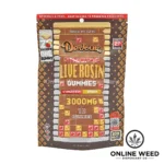 Devour Live Rosin 3000mg Gummies - Strawberry + Banana