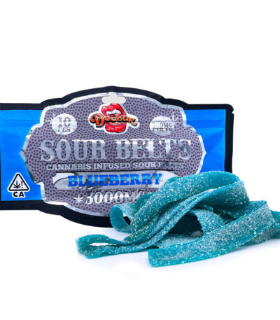 Devour Sour Belts - Blueberry 3000mg