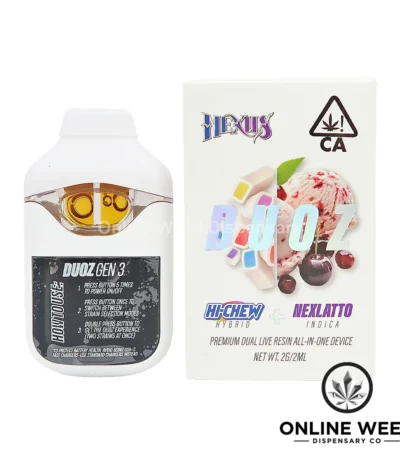 Flavorz Duoz 2g Disposable Vape - High Chew + Nexlatto