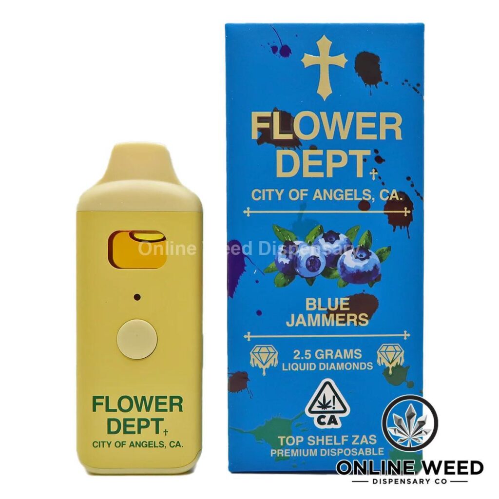 Flower Department 🌼 Liquid Diamond Disposable Vape 2.5g 🔥 - Blue Jammers
