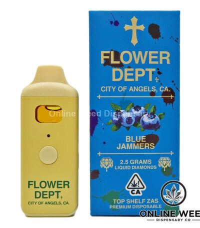Flower Department 🌼 Liquid Diamond Disposable Vape 2.5g 🔥 - Blue Jammers