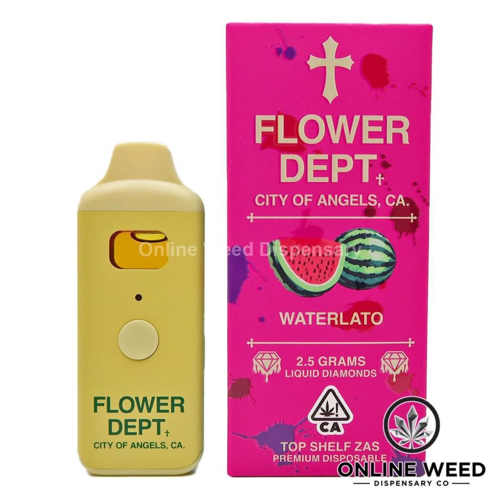 Flower Department 🌼 Liquid Diamond Disposable Vape 2.5g 🔥 - Waterlato