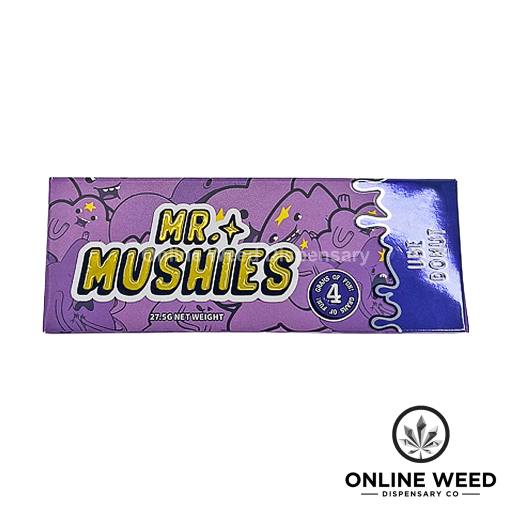 Mr Mushies 4000mg Magic Mushroom Chocolate Bar - Ube Donut