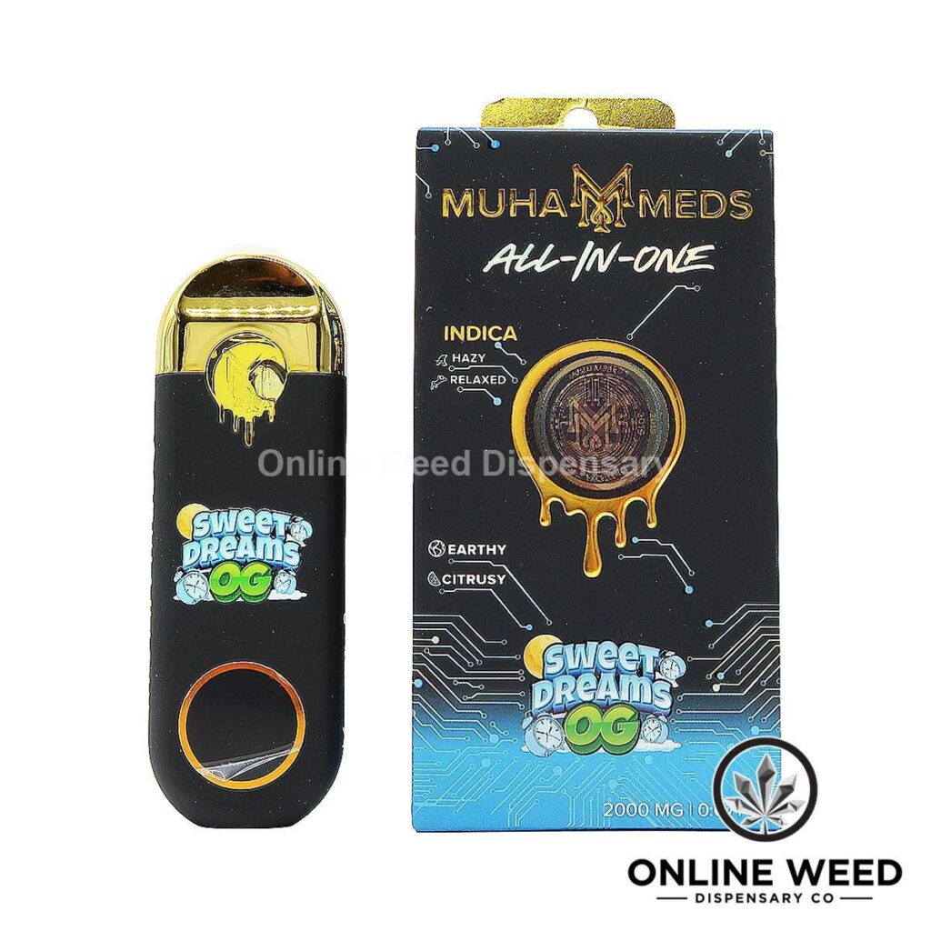 Muha Meds 2g All-In-One Disposable Vape: Sweet Dreams OG