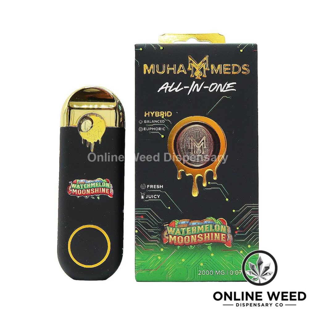 Muha Meds 2g All-In-One Disposable Vape - Watermelon Moonshine