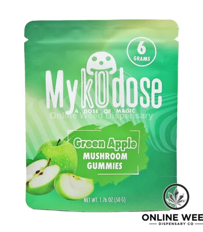 Mykodose 6g Magic Mushroom Gummies - Green Apple