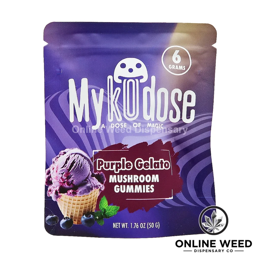 Mykodose 6g Magic Mushroom Gummies - Purple Gelato