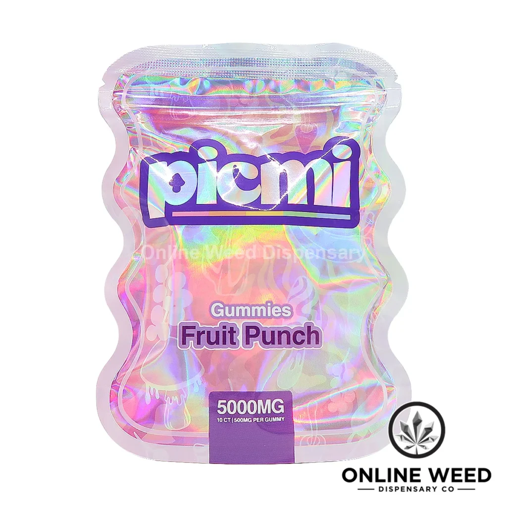 Picmi 5000mg Shroom Gummies - Fruit Punch