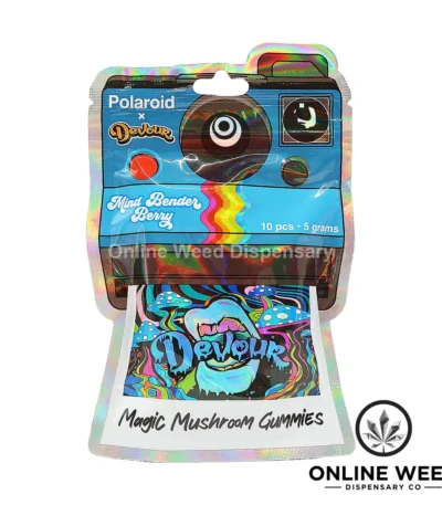 Polaroid x Devour 5g Shroom Gummies - Mind Bender Berry