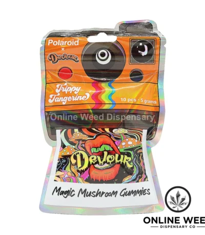 Polaroid x Devour 5g Shroom Gummies - Trippy Tangerine