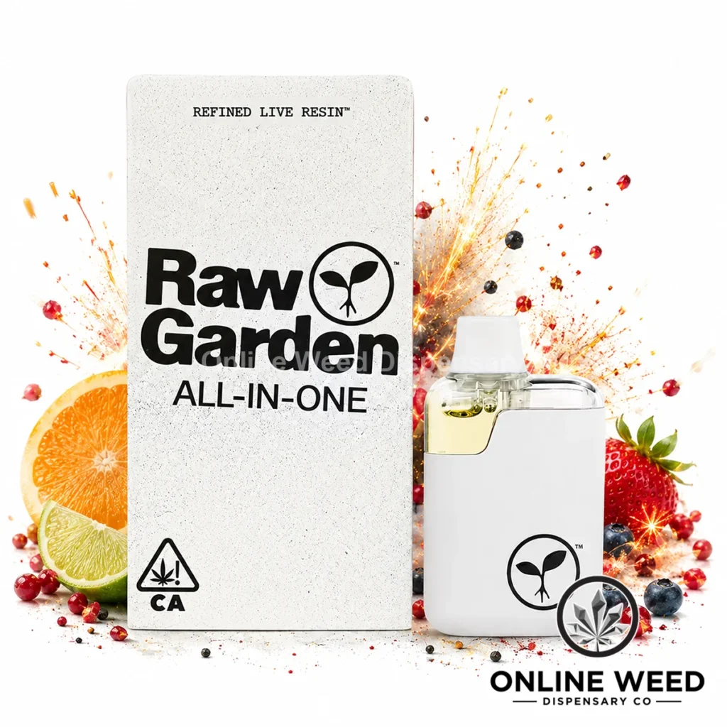 Raw Garden 1g Live Resin Disposable Vape - Firecracker