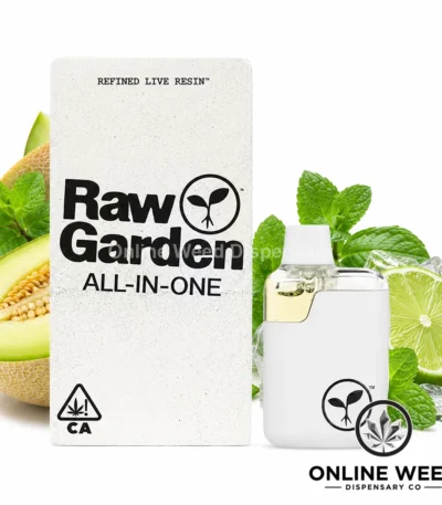 Raw Garden 1g Live Resin Disposable Vape - Honeydew Mojito