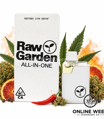 Raw Garden 1g Live Resin Disposable Vape - Secret Fire