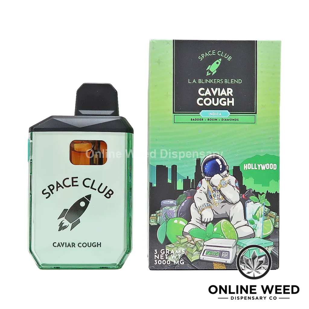 Space Club 3g Hulk Bar (Badder + Rosin + Diamonds) Disposable Vape - Caviar Cough