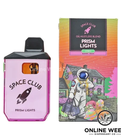 Space Club 3g Hulk Bar (Badder + Rosin + Diamonds) Disposable Vape - Prism Light