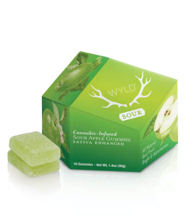 WYLD THC Edibles - Sour Apple (Sativa)