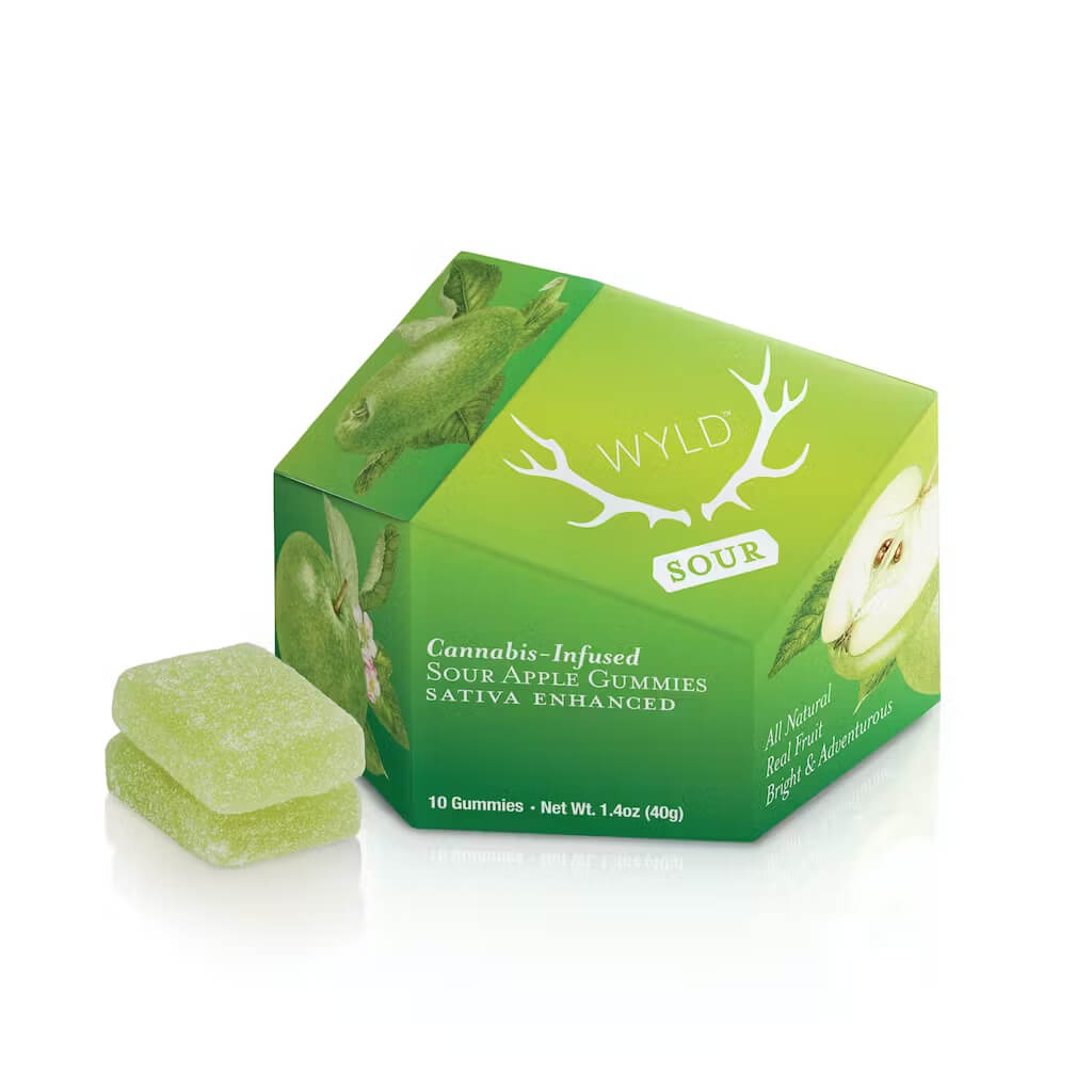 WYLD THC Edibles - Sour Apple (Sativa)