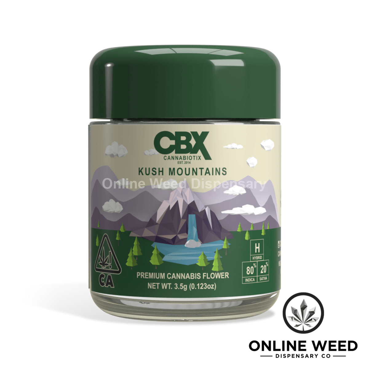 29a7ec4b-cc1c-4216-89bf-192f7eaef09c CBX Cannabiotix Flower 3.5g- Kush Mountains (Premium Bud) - Image 1