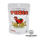 Thicc 1000mg THC Gummies – Slim Thicc Watermelon