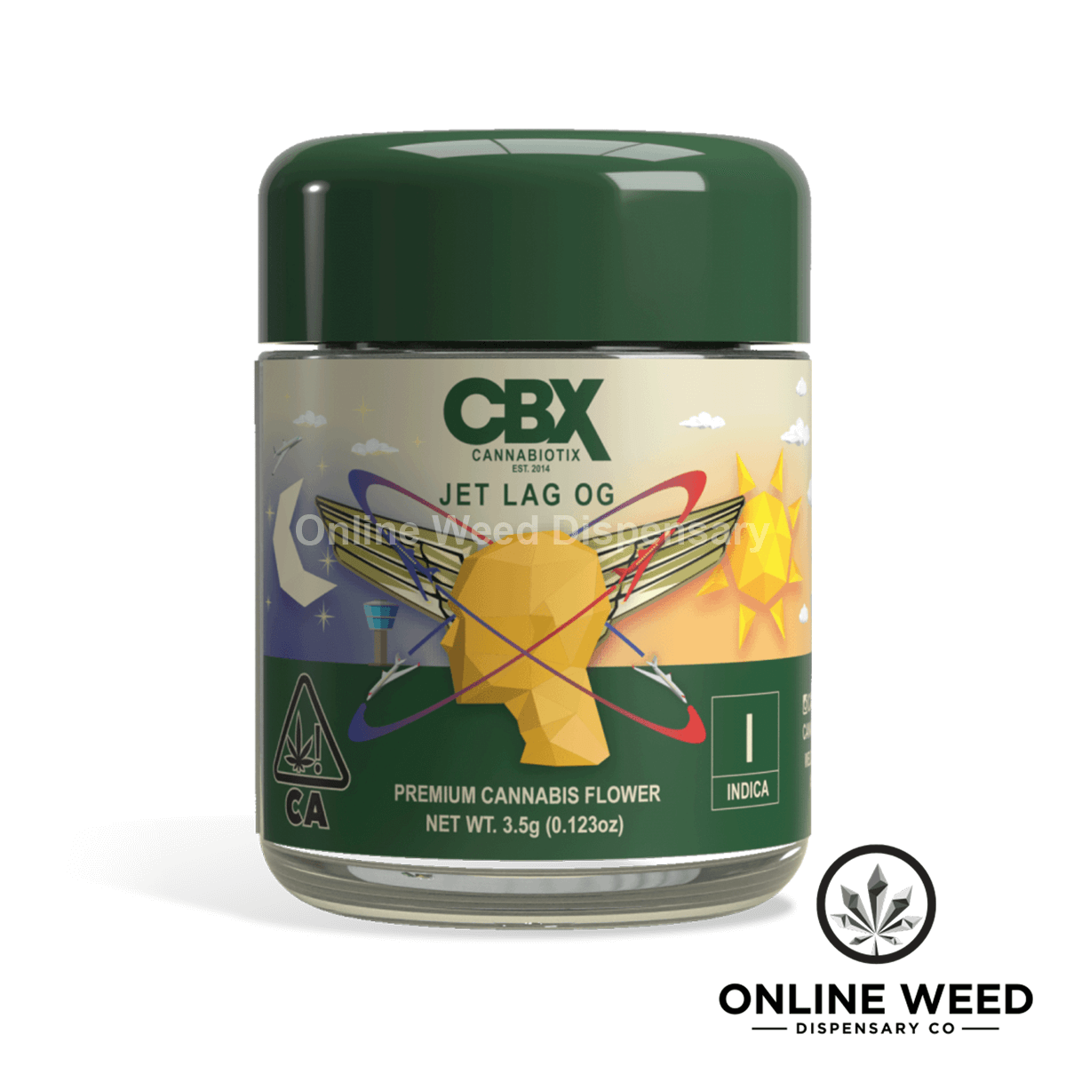 97ad3ec6-f508-45ab-bd4c-c0af5c9487f5 CBX Cannabiotix Flower 3.5g- Jet Lag OG (Premium Bud) - Image 1