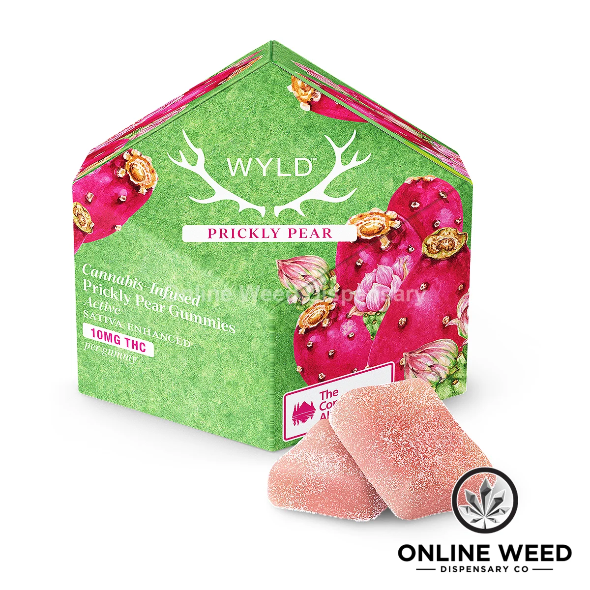 Wyld-Prickly-Pear-OWD WYLD THC Edibles – Prickly Pear - Image 1