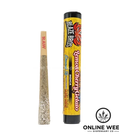 Blaze Bros 2g Diamond Tip Infused Hash Hole Joint - Lemon Cherry Gelato