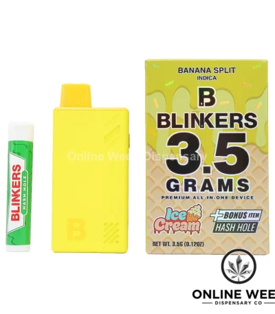 Blinkers 3.5g Disposable Vape + Hash Hole - Banana Split