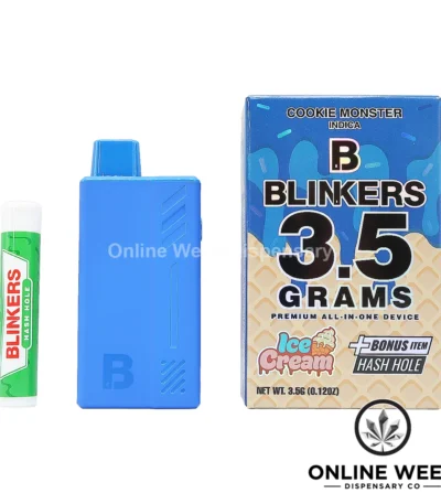 Blinkers 3.5g Disposable Vape + Hash Hole - Cookie Monster