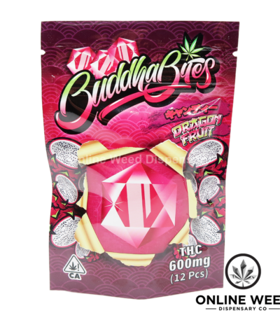 Buddha Bites THC Infused Gummies 600mg - Dragon Fruit