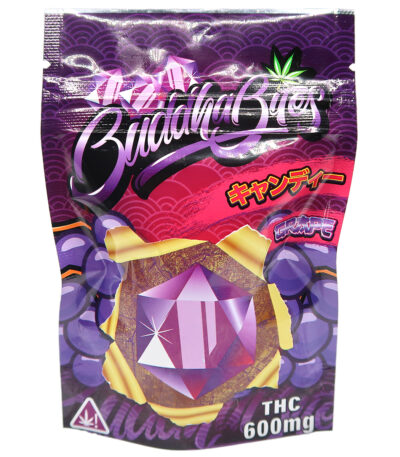 Buddha Bites THC Infused Gummies 600mg - Grape