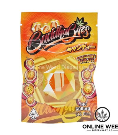 Buddha Bites THC Infused Gummies 600mg - Passionfruit