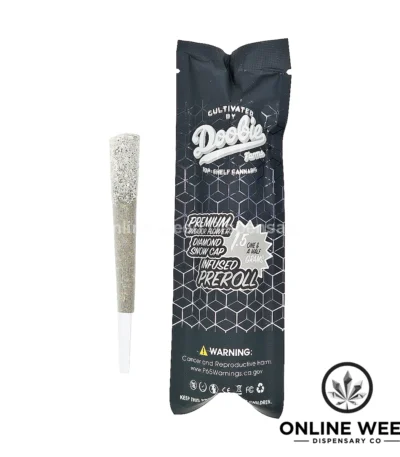 Doobie Farms Diamond Snow Cap Infused Pre-roll - Cherry Gelato