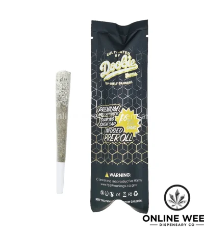Doobie Farms Diamond Snow Cap Infused Pre-roll - Monkey Nuts
