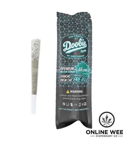 Doobie Farms Diamond Snow Cap Infused Pre-roll - Sour Kidz