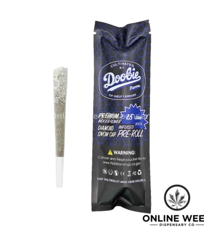 Doobie Farms Diamond Snow Cap Infused Pre-roll - Sugar Tits