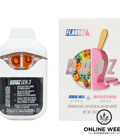 Flavorz Duoz 2g Disposable Vape - Cereal Milk + Melted Ice Cream