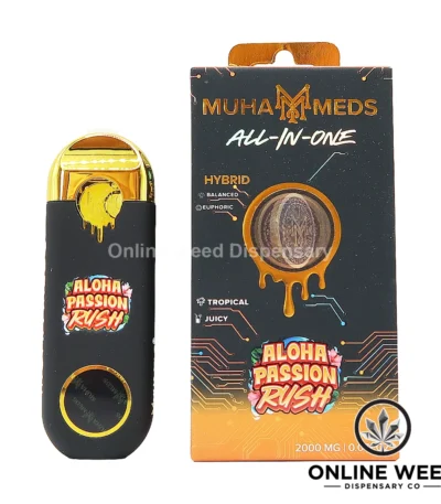 Muha Meds 2g All-In-One Disposable Vape - Aloha Passion Rush