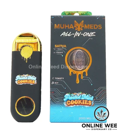 Muha Meds 2g All-In-One Disposable Vape - Frosted Mint Cookies