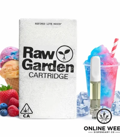 Raw Garden 1g Refined Resin Vape Cartridge - Gelato Slushy