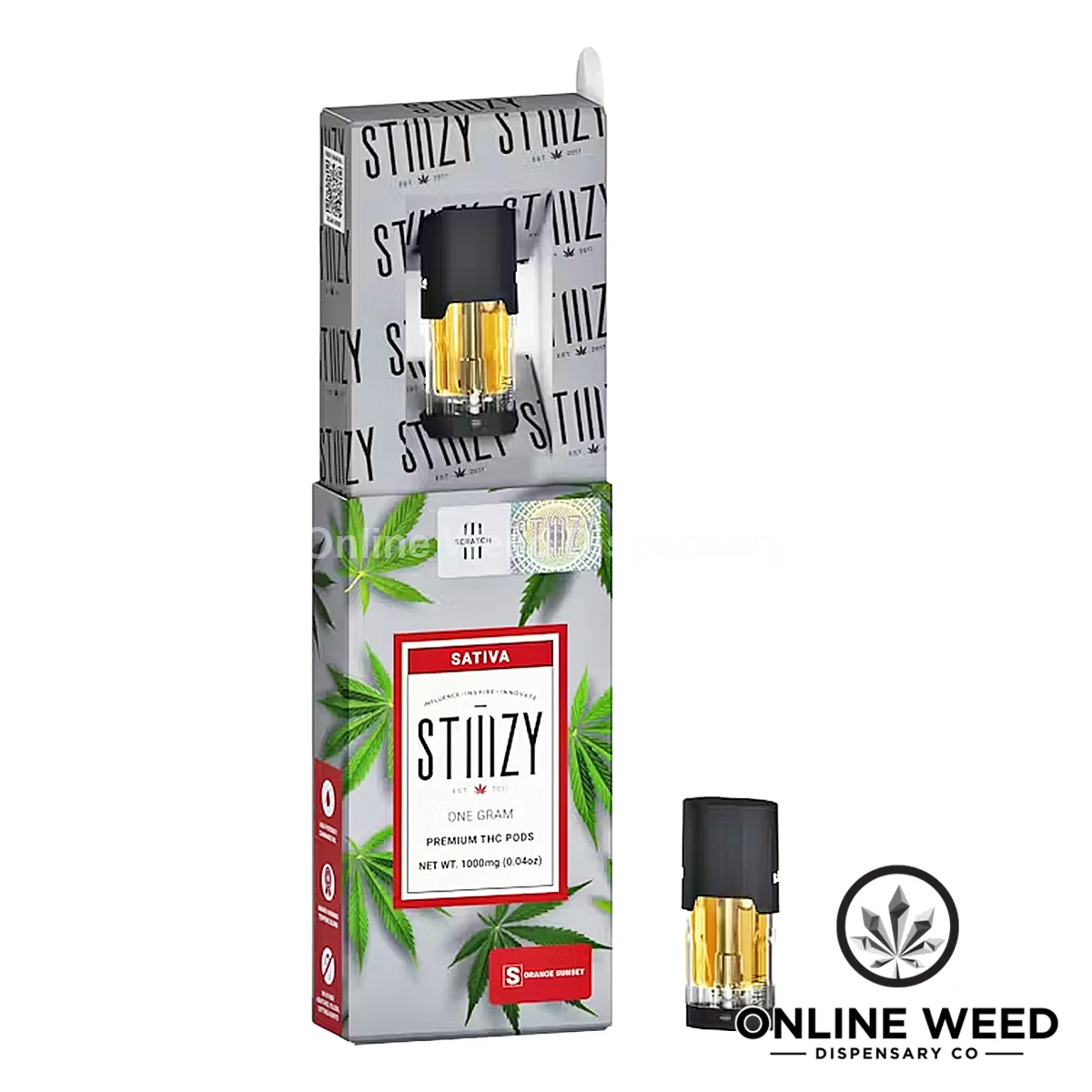 Stiiizy 1g Vape Cartridge - Orange Sunset Stiiizy 1g Vape Cartridge - Orange Sunset