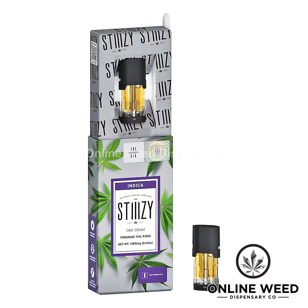 Stiiizy 1g Vape Cartridge - Watermelon Z Stiiizy 1g Vape Cartridge - Watermelon Z